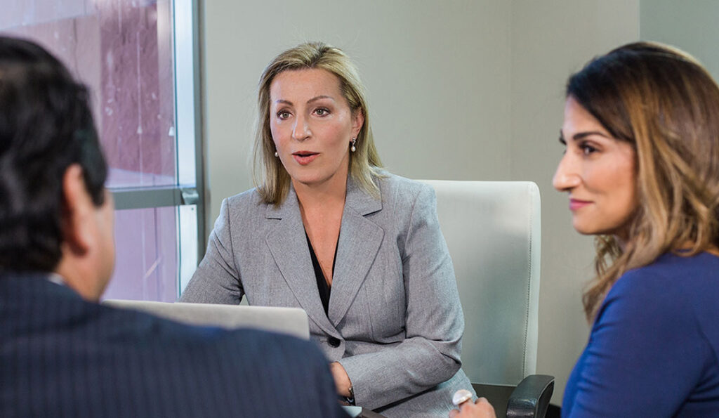 Immigration Opportunities, image of Silvina Tondini working with her clients